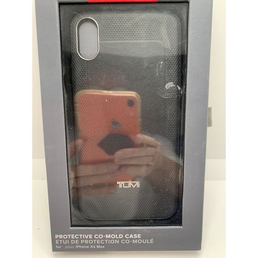 Tumi Protective Co-Mold Case For iPhone XS Max Shock Absorption Slim Design Blac